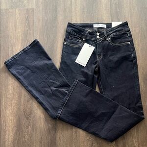 Telepatia Dark Blue Straight Leg Women's Jeans